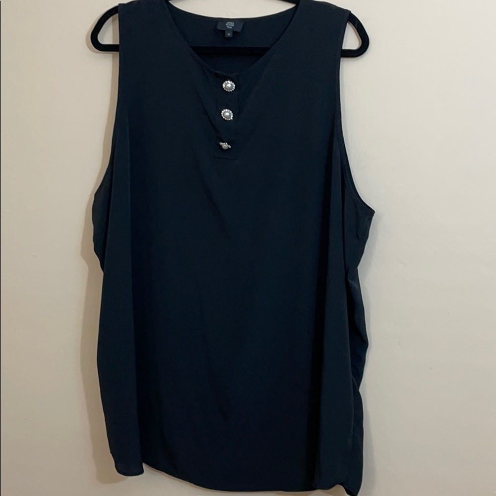 ASOS Curve River Island sleeveless top pearl 18 - Picture 3 of 9
